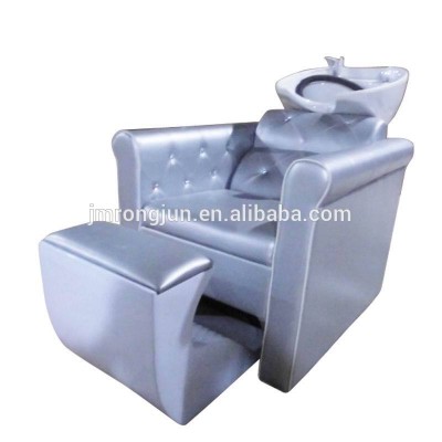 Transparent Rhinestone back hairwash unit massage shampoo chair